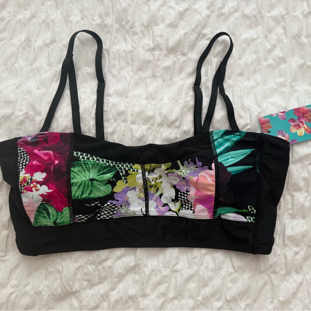 NWT HAPARI Melbourne Black Women's Bikini Bralette